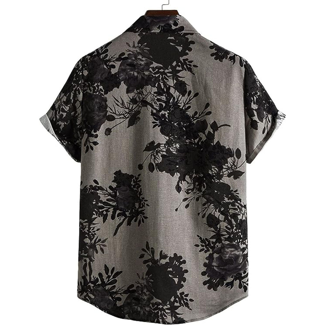 EASTON men's shirt with luxurious floral pattern
