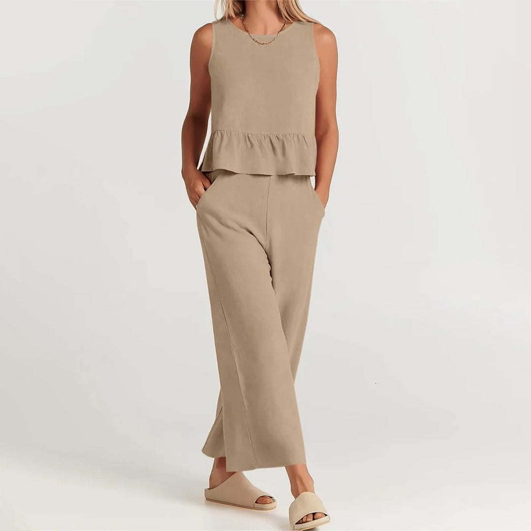 ALINA - Elegant two-piece summer set for sophisticated style