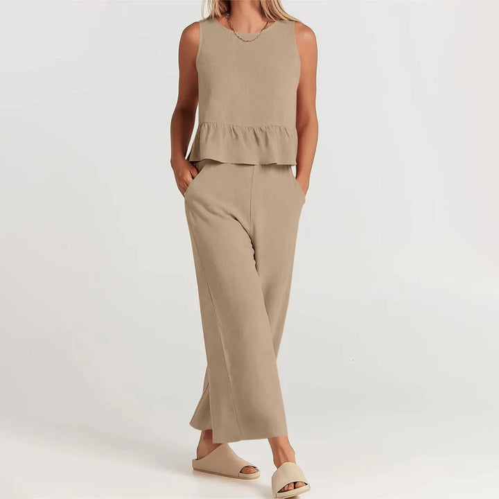 ALINA - Elegant two-piece summer set for sophisticated style
