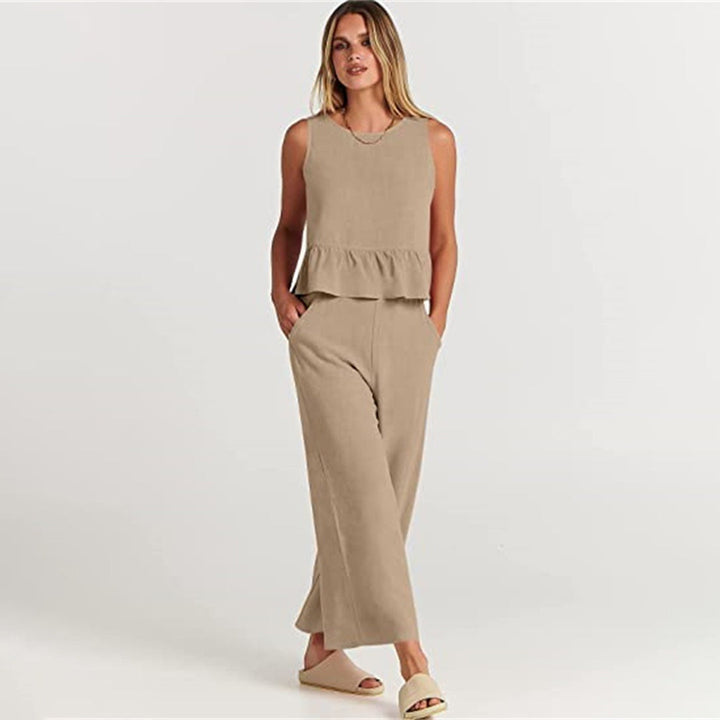 ALINA - Elegant two-piece summer set for sophisticated style