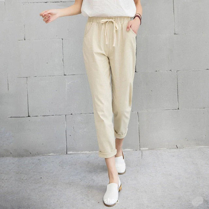 RONJA - Elegant and comfortable trousers for women in luxury