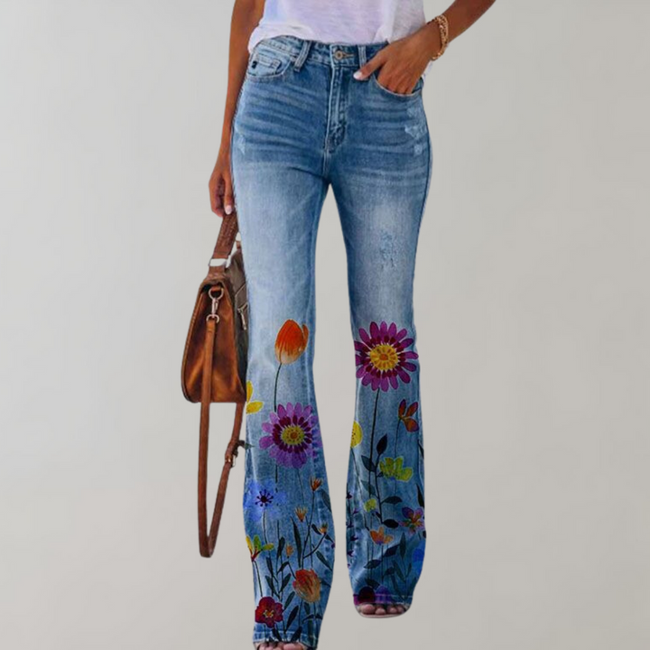 Kjellfrid - Stylish Flare Pants for Modern Women