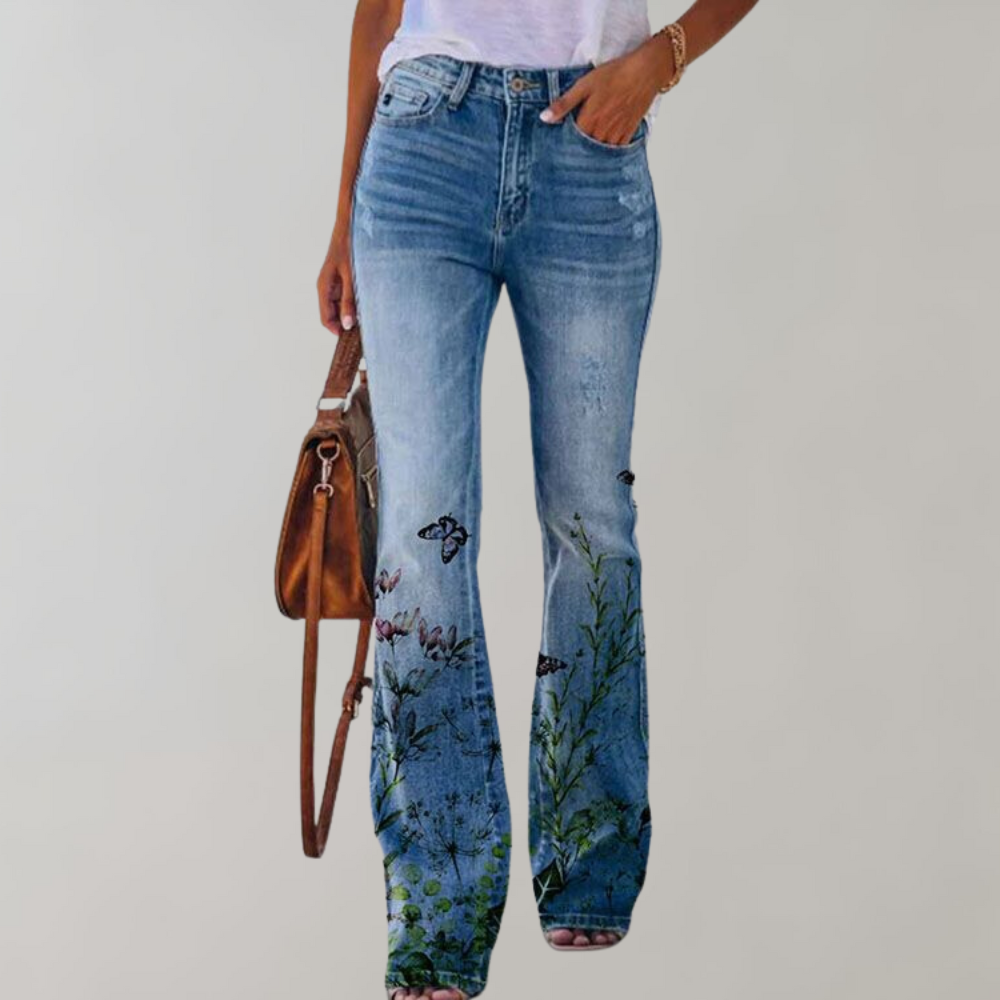 Kjellfrid - Stylish Flare Pants for Modern Women