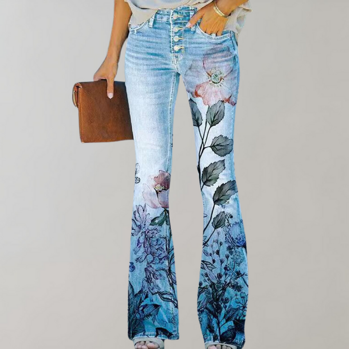 Kjellfrid - Stylish Flare Pants for Modern Women