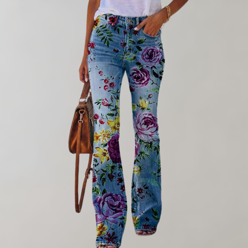 Kjellfrid - Stylish Flare Pants for Modern Women