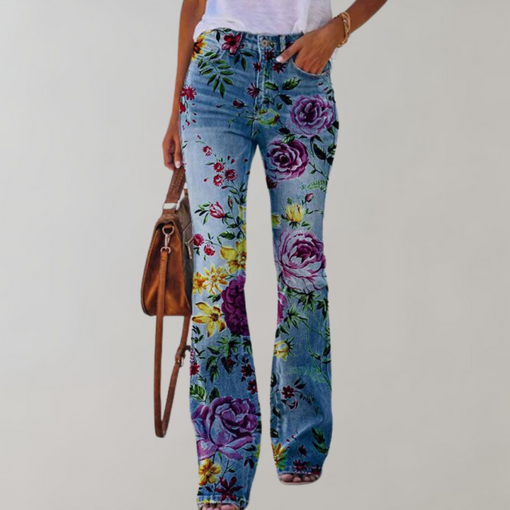 Kjellfrid - Stylish Flare Pants for Modern Women