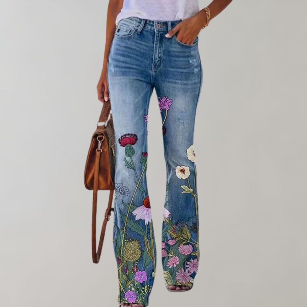 Kjellfrid - Stylish Flare Pants for Modern Women