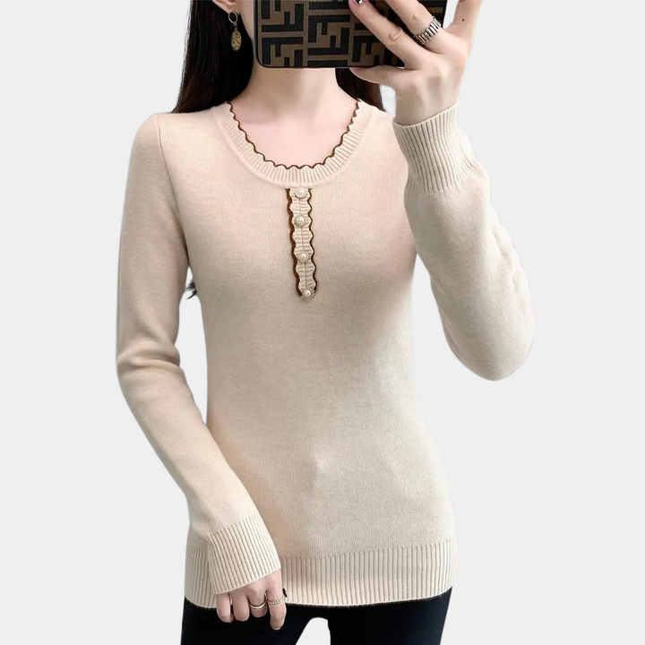 Elegant and classic women's jumper - Arabesque Style
