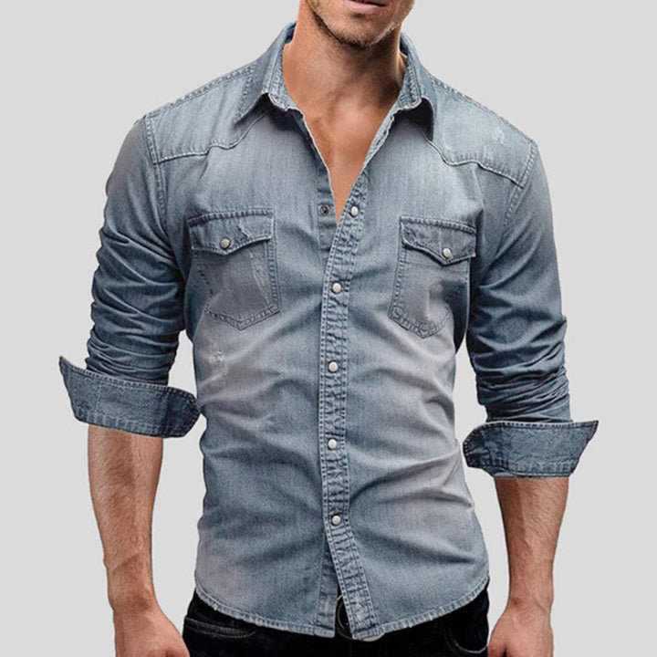 Stylishly elegant LARRY long sleeve shirt - a combination of casual and sophisticated class