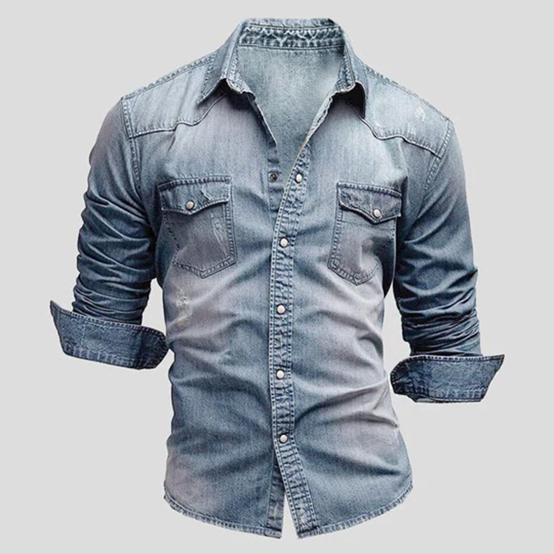 Stylishly elegant LARRY long sleeve shirt - a combination of casual and sophisticated class