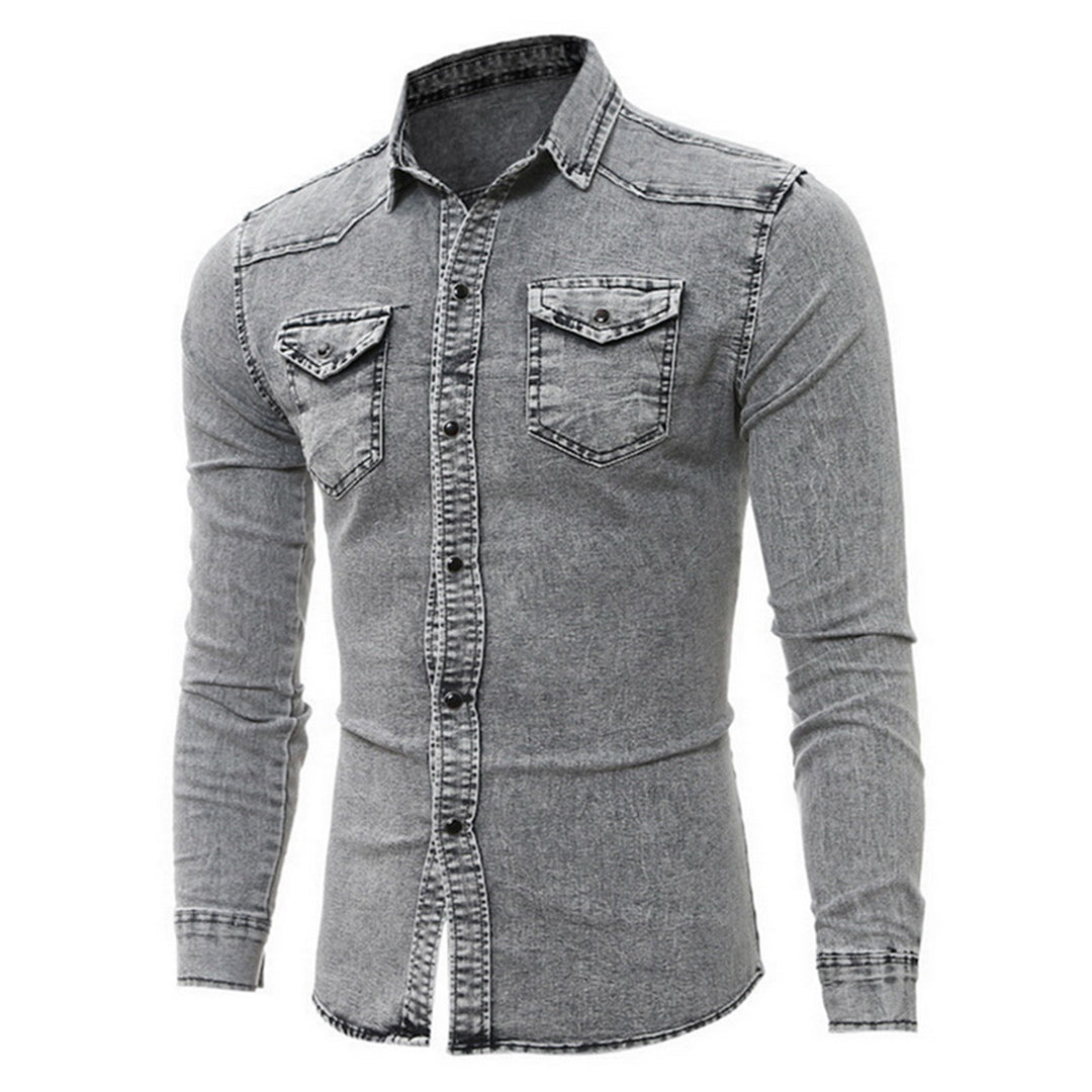 Stylishly elegant LARRY long sleeve shirt - a combination of casual and sophisticated class