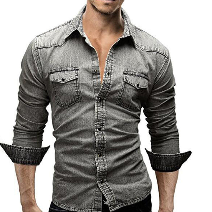 Stylishly elegant LARRY long sleeve shirt - a combination of casual and sophisticated class