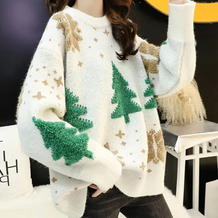 Stylish ANGELIE Christmas jumper for women - bring a magical atmosphere to your outfit!