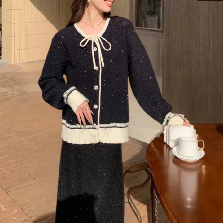 LAIA Stylish knitwear set for the modern elegant woman