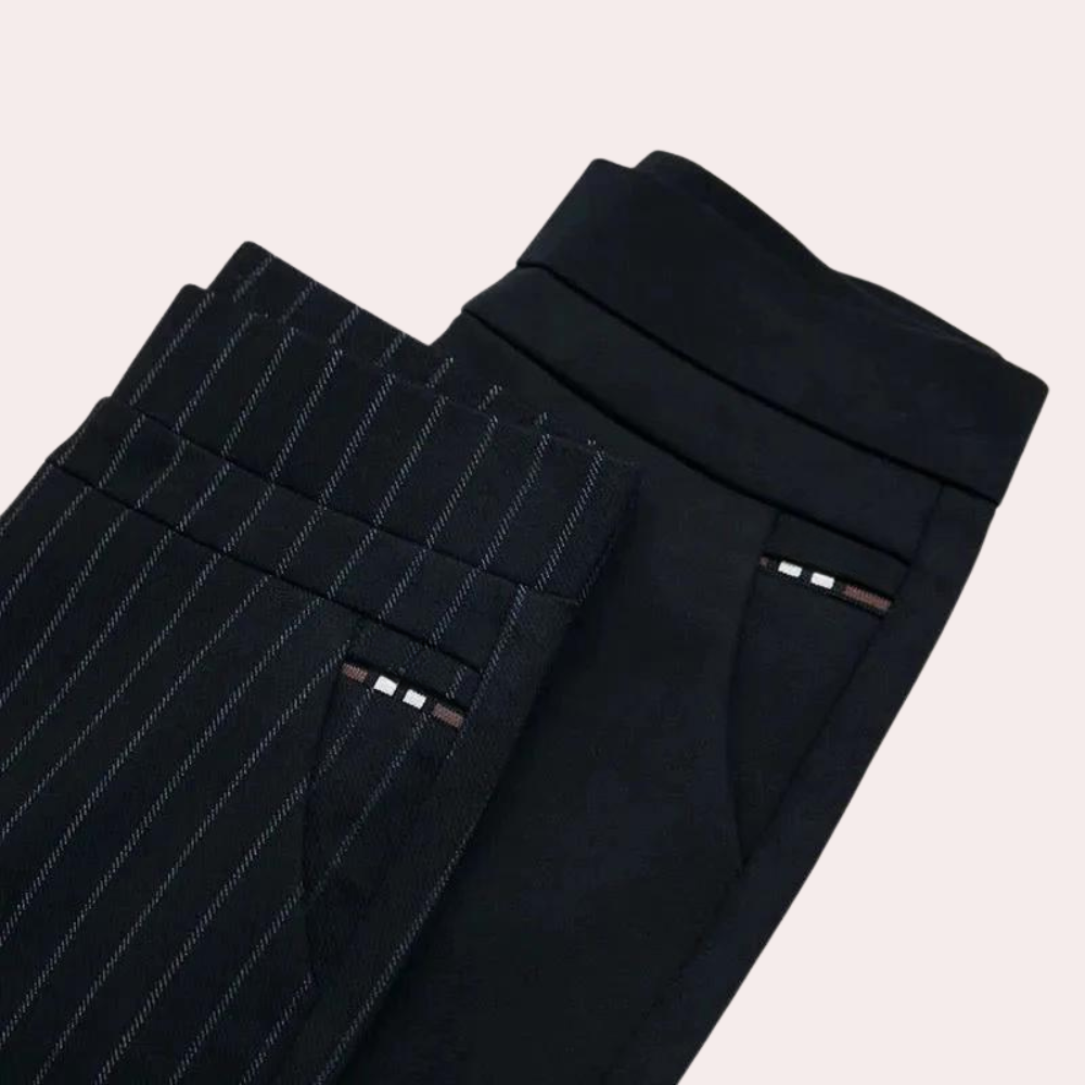 Margot - Stylish high-waisted elasticated trousers for exceptional wearing comfort