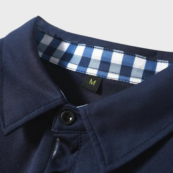 Elegant men's long sleeve T-shirt from Mats brand