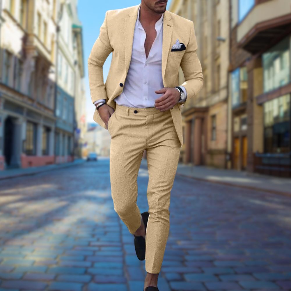Elegant and fashionable slim-fit suit for men Michael