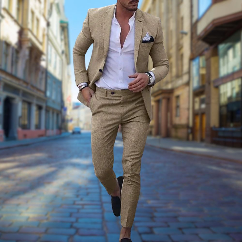 Elegant and fashionable slim-fit suit for men Michael
