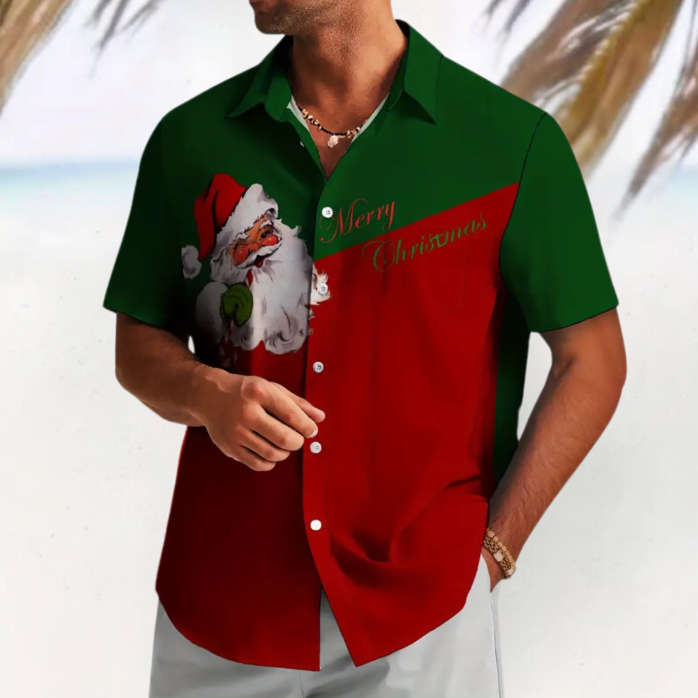 A stylish and exclusive Christmas shirt for the modern man - David