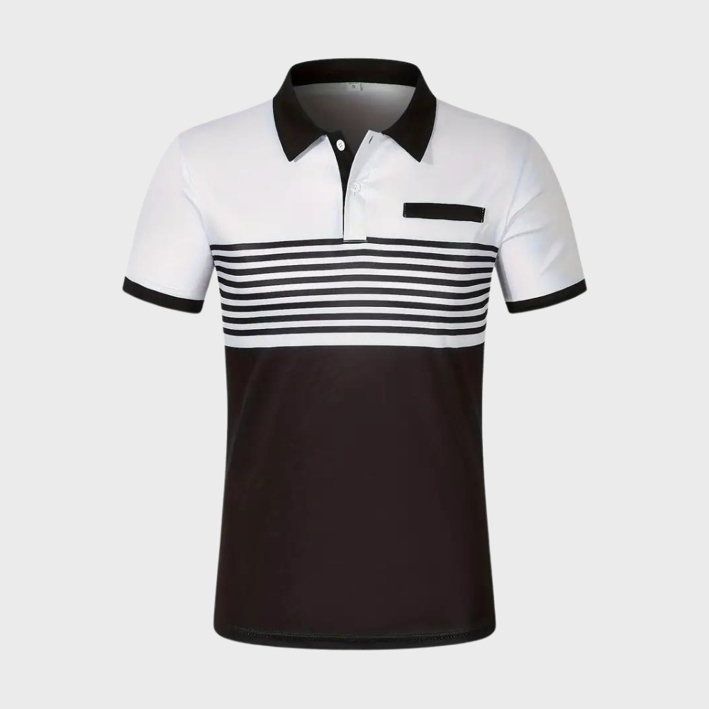 Otha - Stylish striped polo shirt for men: the perfect choice for any occasion, combining elegance with comfort