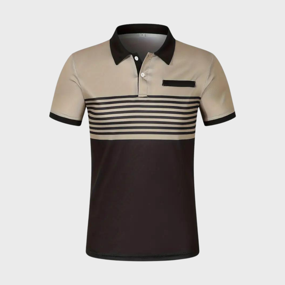 Otha - Stylish striped polo shirt for men: the perfect choice for any occasion, combining elegance with comfort