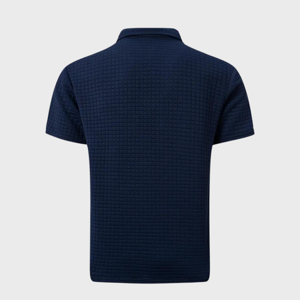 Pieter - stylish men's polo with elegant trim
