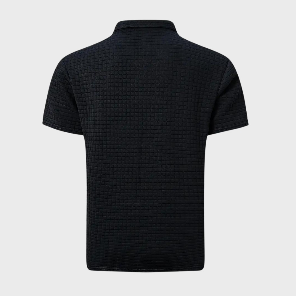 Pieter - stylish men's polo with elegant trim