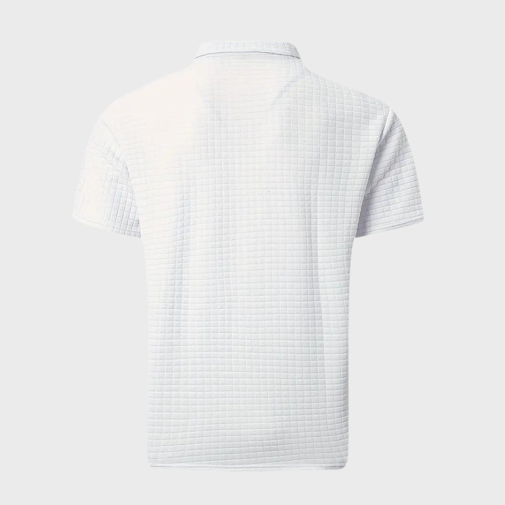 Pieter - stylish men's polo with elegant trim