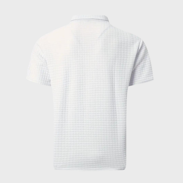 Pieter - stylish men's polo with elegant trim
