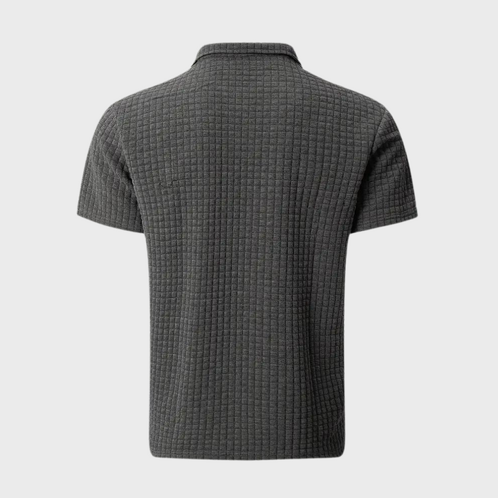 Pieter - stylish men's polo with elegant trim