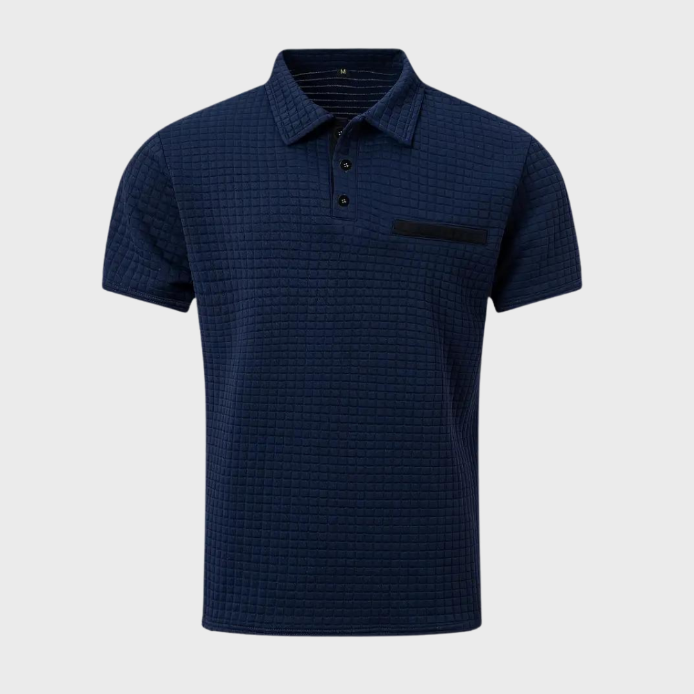 Pieter - stylish men's polo with elegant trim