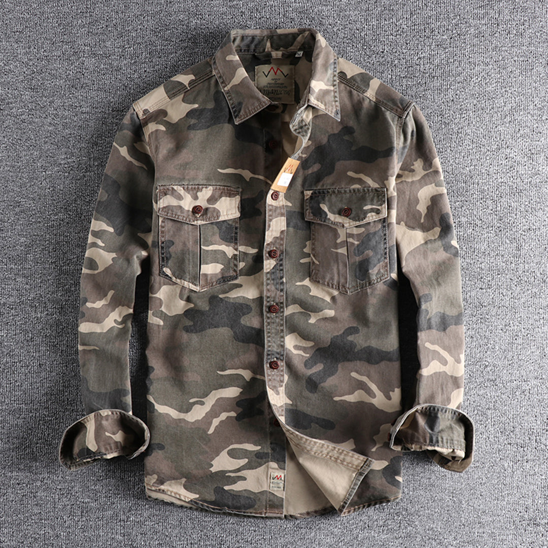 Stylish men's shirts in camouflage - AUBERT