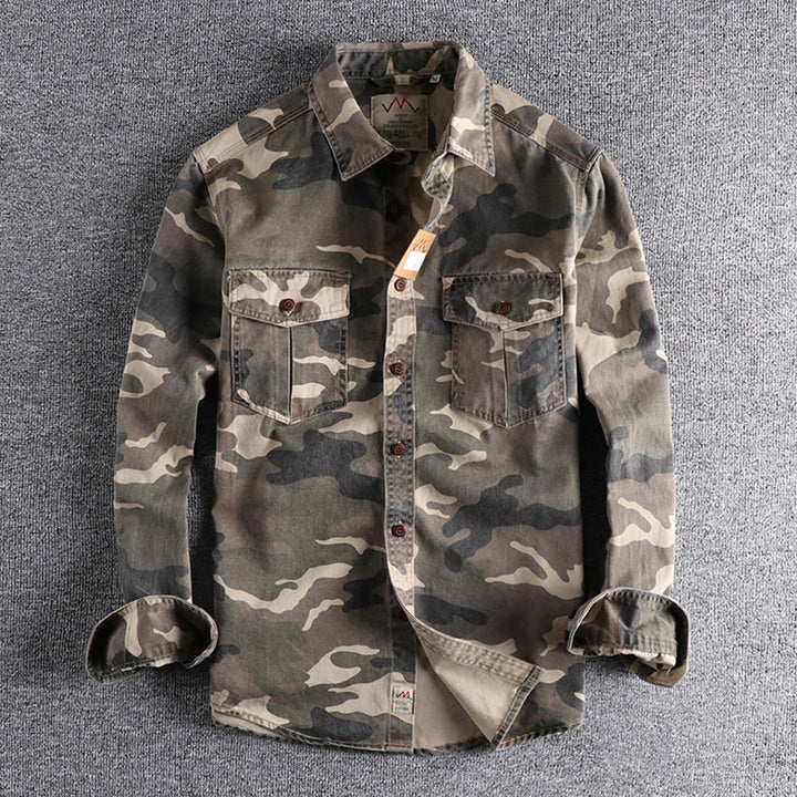 Stylish men's shirts in camouflage - AUBERT