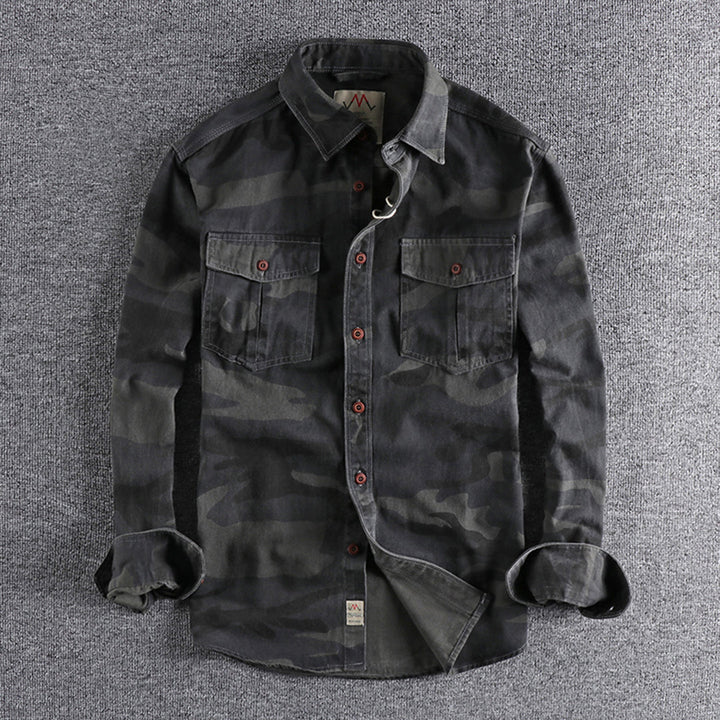 Stylish men's shirts in camouflage - AUBERT