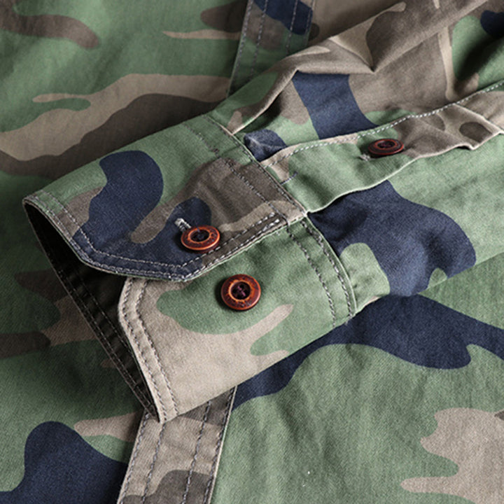 Stylish men's shirts in camouflage - AUBERT