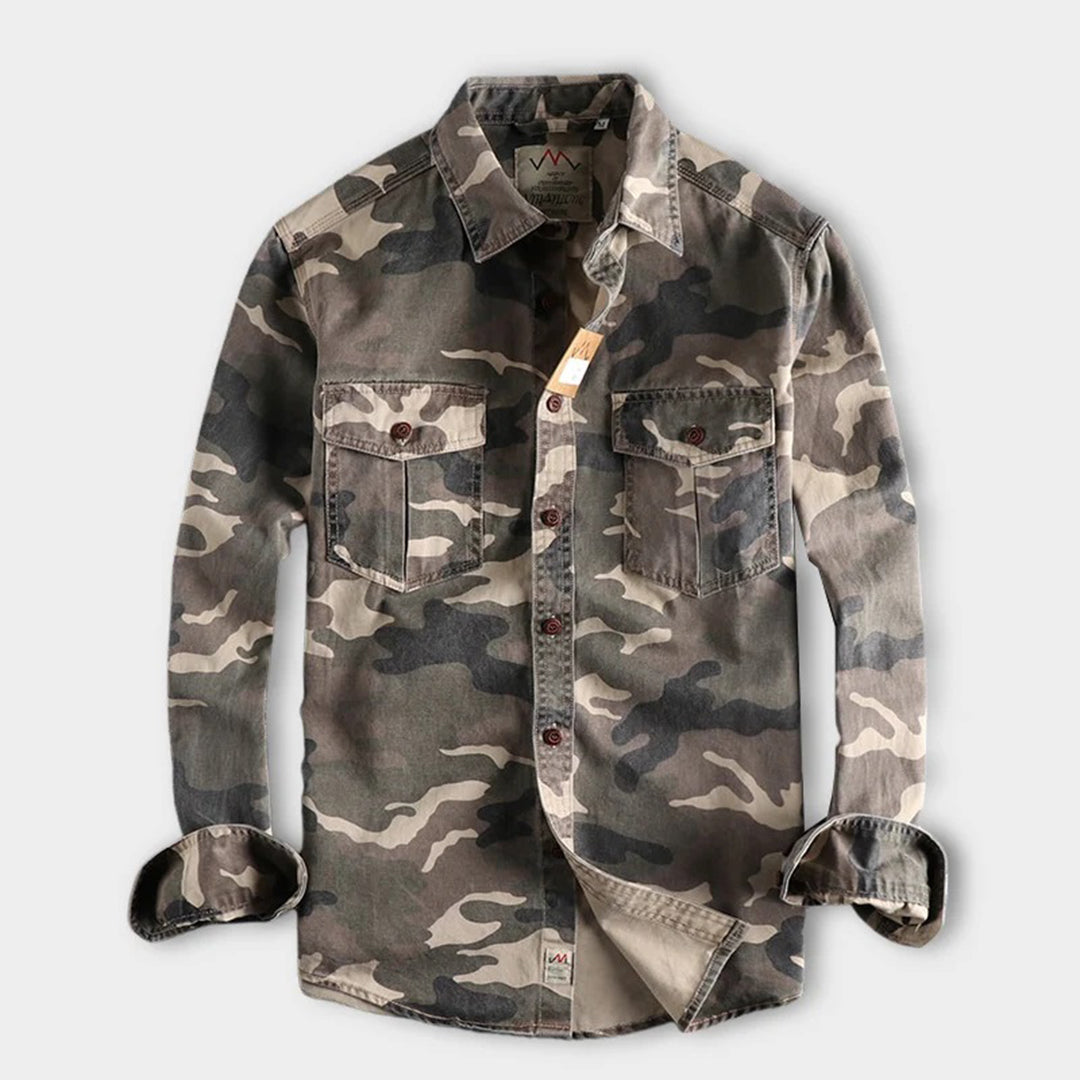 Stylish men's shirts in camouflage - AUBERT