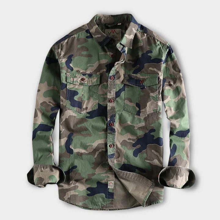 Stylish men's shirts in camouflage - AUBERT