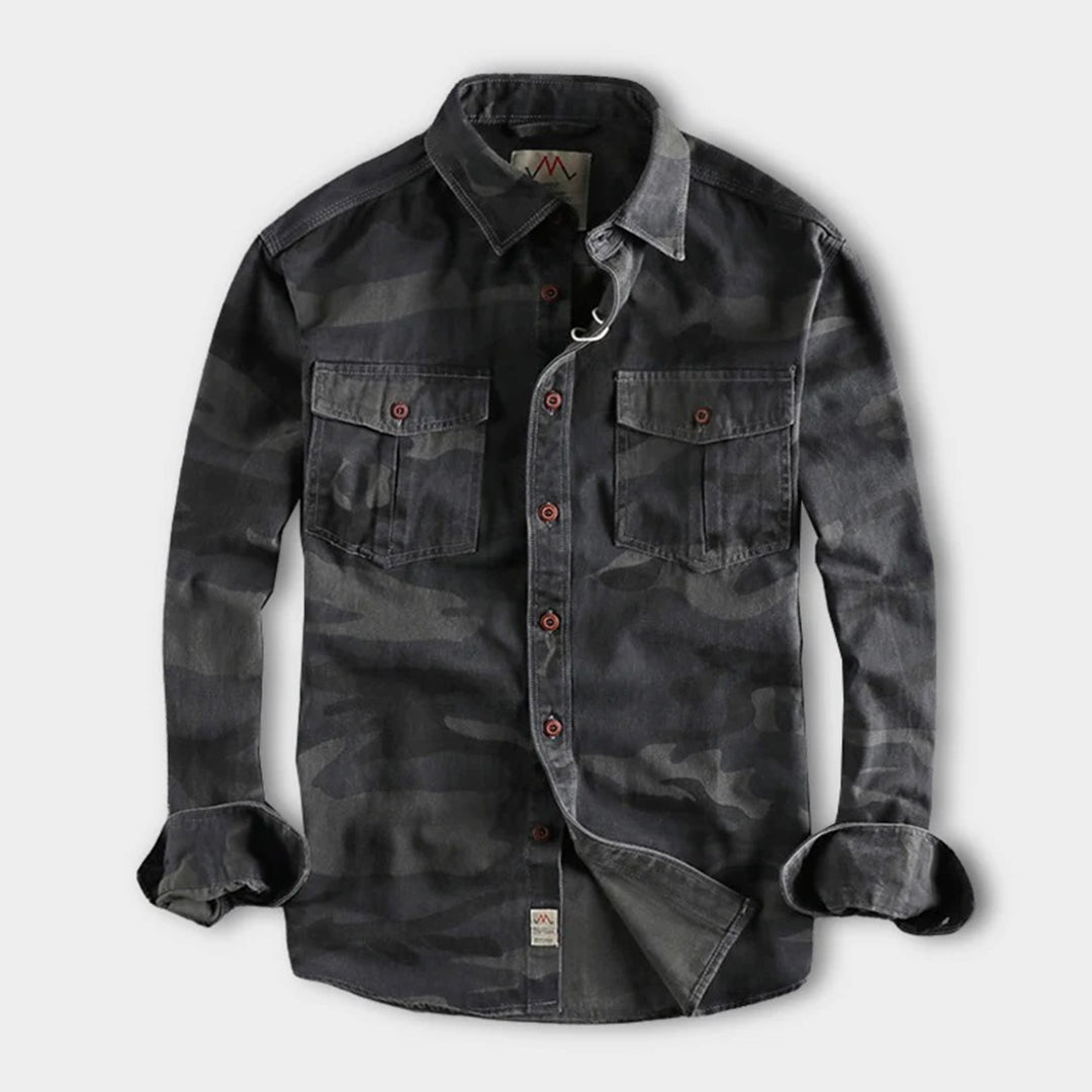 Stylish men's shirts in camouflage - AUBERT