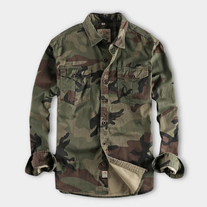 Stylish men's shirts in camouflage - AUBERT