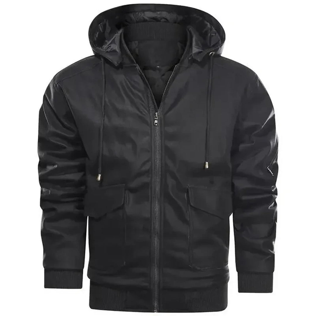 Elegant leather jacket by Christian