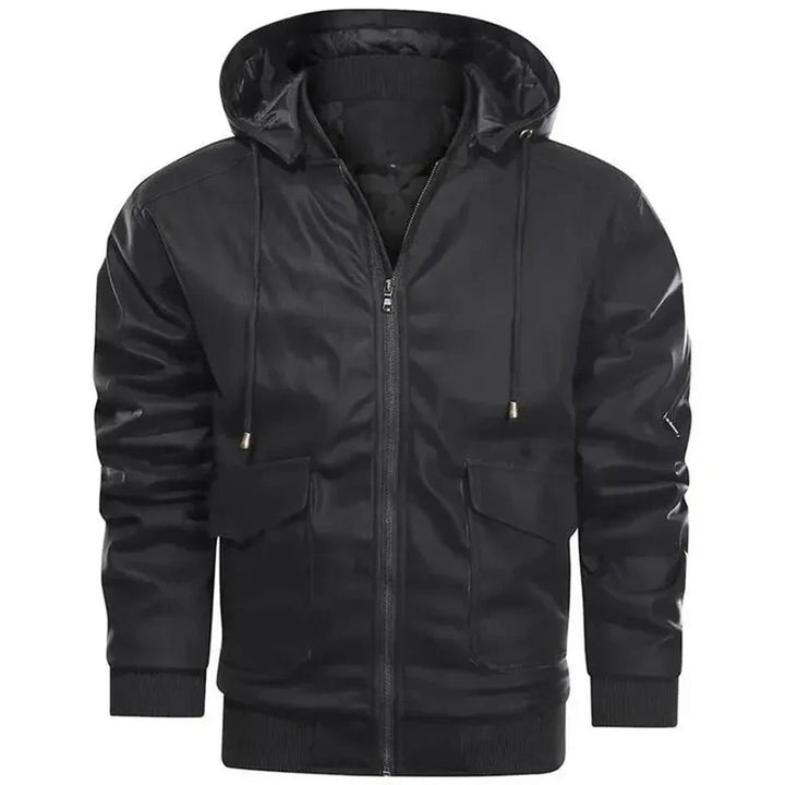 Elegant leather jacket by Christian