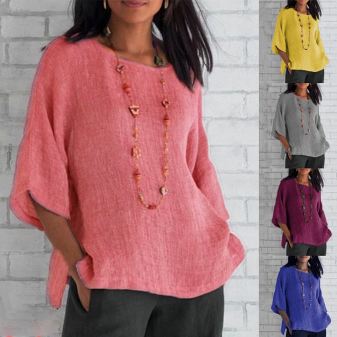 The stylish Antoinette linen top - a combination of elegance and comfort