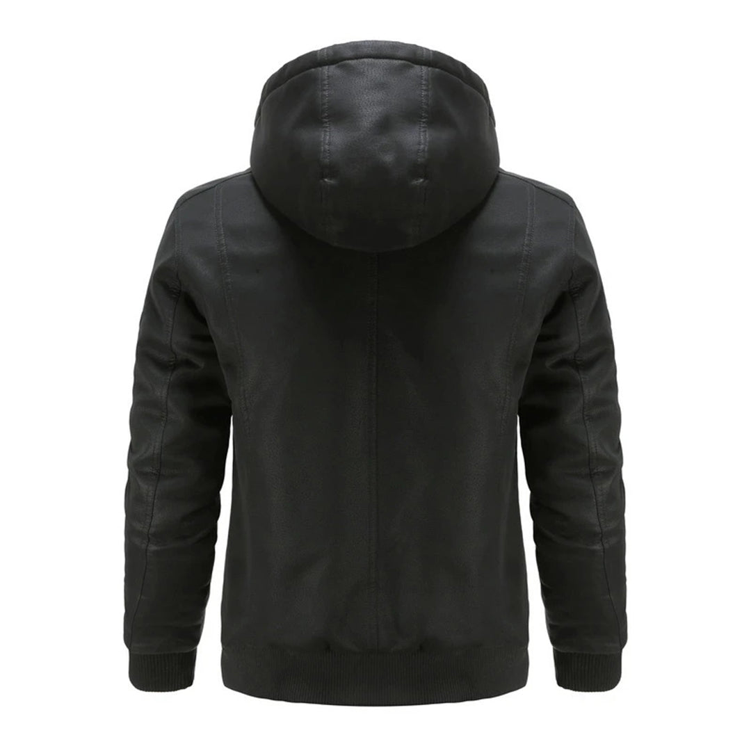 Elegant leather jacket by Christian