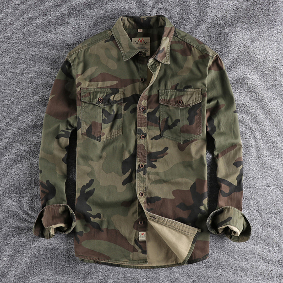 Stylish men's shirts in camouflage - AUBERT