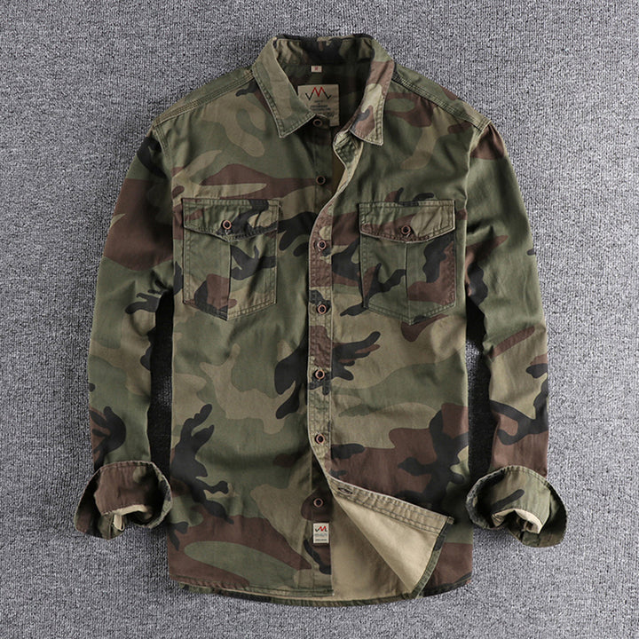 Stylish men's shirts in camouflage - AUBERT
