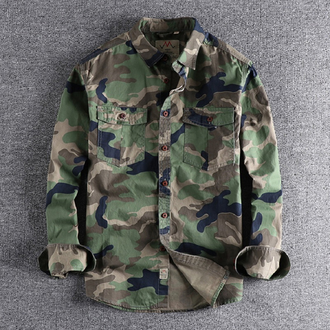Stylish men's shirts in camouflage - AUBERT