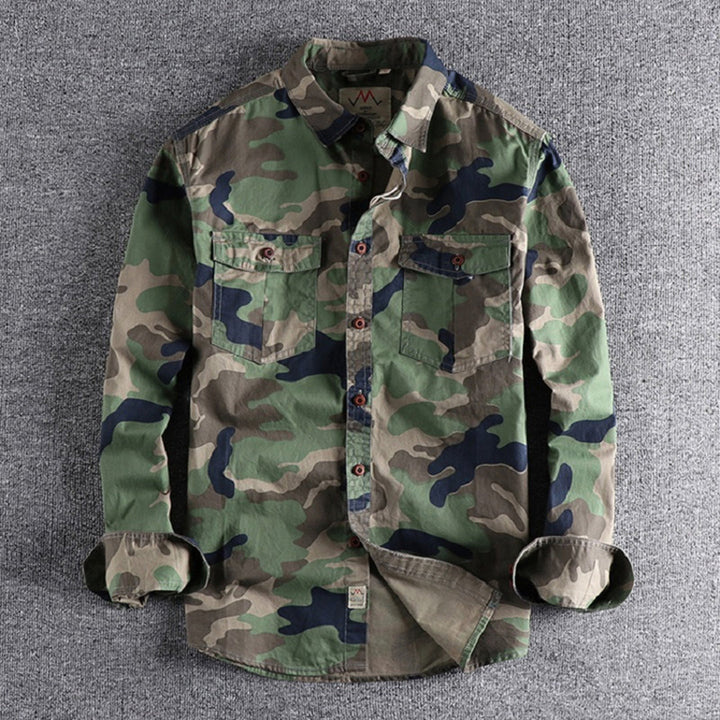 Stylish men's shirts in camouflage - AUBERT