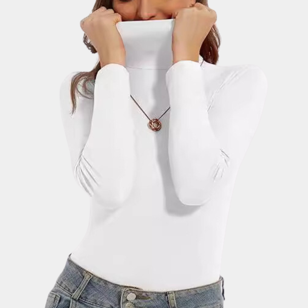 IVYANNA - Elegant women's jumper with a v-neck, perfect for any occasion!
