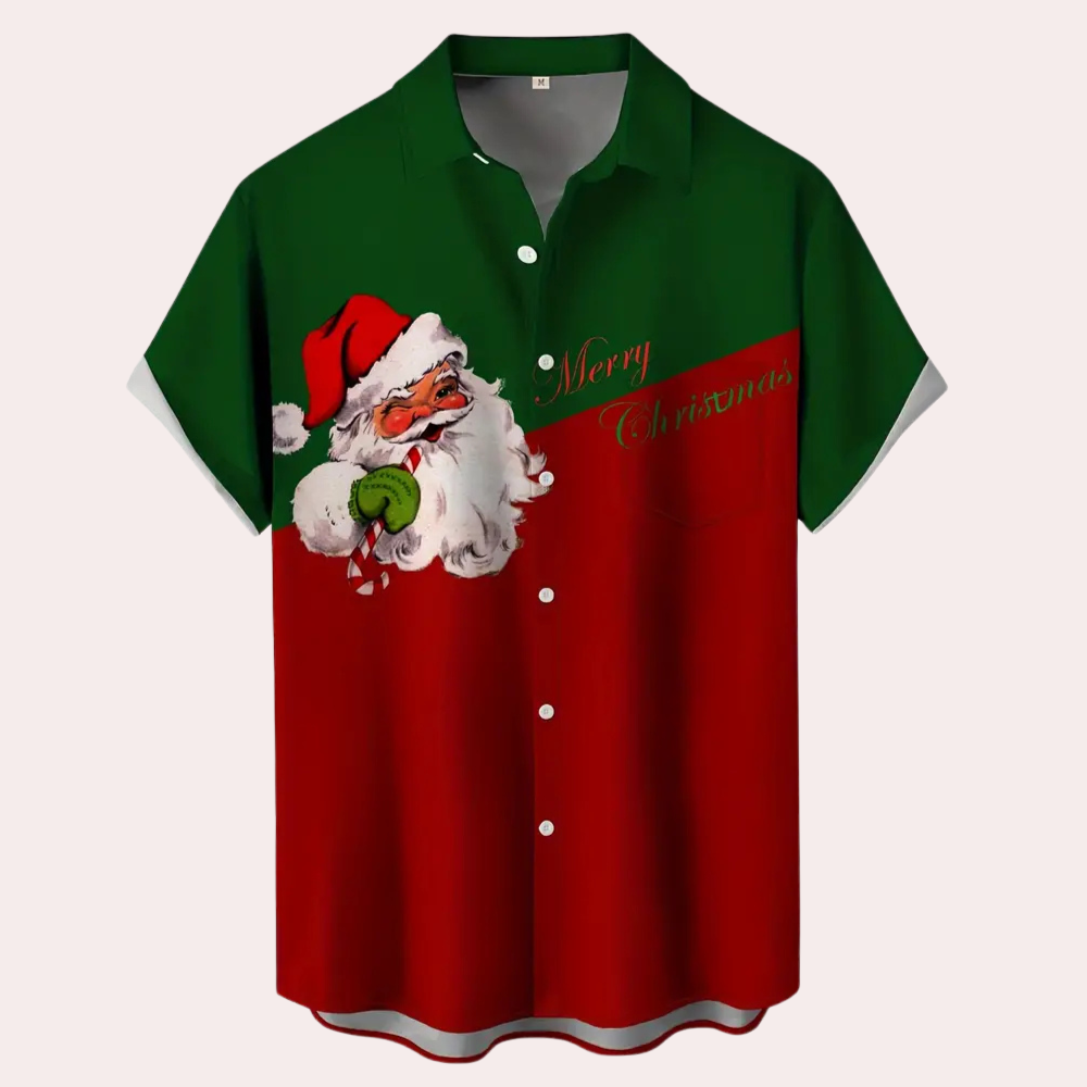 A stylish and exclusive Christmas shirt for the modern man - David