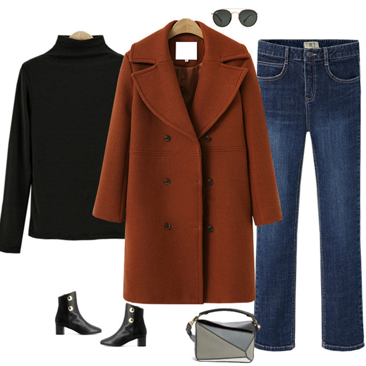 Stylish and warm winter coat for women - LESIA